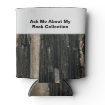 Funny Rockhound Schwarz-weiß Striping Rock Scienti