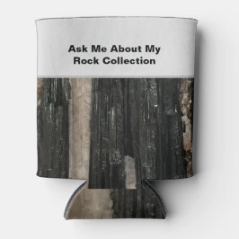 Funny Rockhound Schwarz-weiß Striping Rock Scienti Dosenkühler