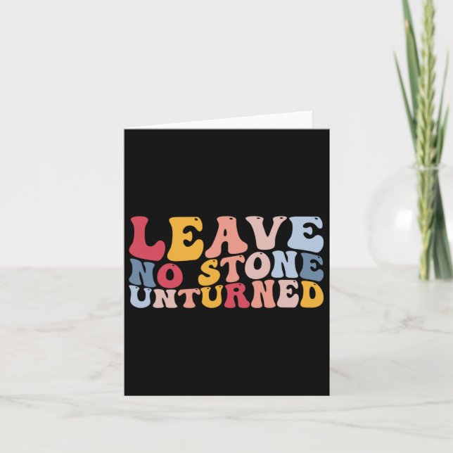 Funny Rockhounding Geology Geologist Verließ No St Karte (Vorderseite)