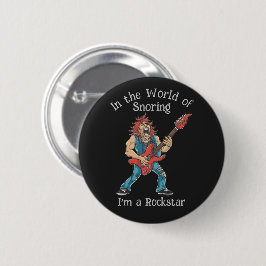Funny Rockstar Button