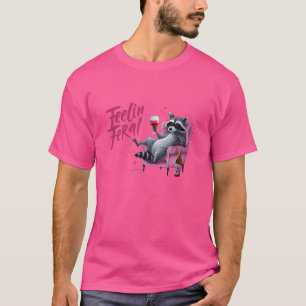 Funny Rodent Trashy Trash Wein Frische Pasta mache T-Shirt