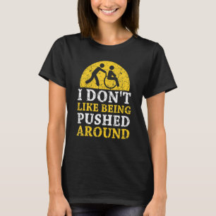 Funny Rollstuhl Spaß Behinderung Handicap T-Shirt