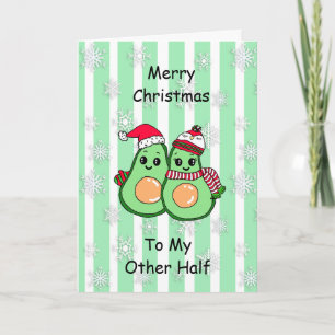 Funny Romantic Christmas Card für Paare Karte
