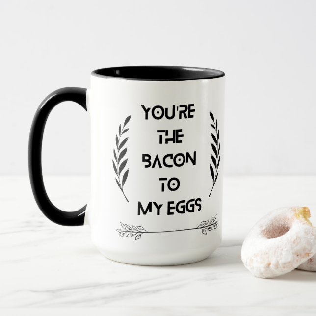 Funny Romantic Coffee Tasse (Mit Donut)