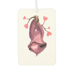 Funny Romantic Sloth Smile Air Freshener Liebe Autolufterfrischer