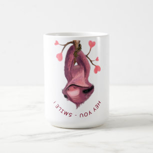 Funny Romantic Sloth Smile Cartoon Zeichnend Kaffeetasse