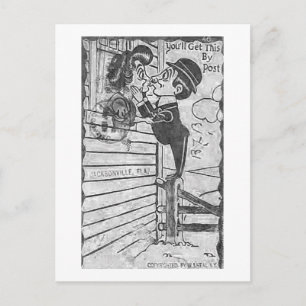 Funny Romantic Vintag Postcard Jacksonville Fla Postkarte