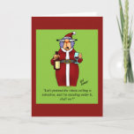 Funny Romantic Weihnachtskarte für Ihm Spectickles Feiertagskarte<br><div class="desc">Frohe Weihnachten! Genießen Sie das Lachen mit dieser unglaublich witzig,  romantischen Weihnachts-Spaß-Grußkarte des Künstlers Bill Abbott; lachen Sie mit Ihren besten Wünschen in dieser Ferienzeit. Bill Abbotts Cartoon "Spectickles" ist das international syndizierte Comic auch in Hallmark UK,  Reader's Digest und anderen feinen Magazinen erschienen!</div>