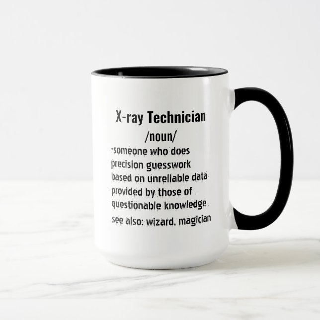 Funny Röntgen Techniker Definition Geschenke Tasse (Rechts)