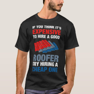 Funny Roofer Spaß jersey T-Shirt