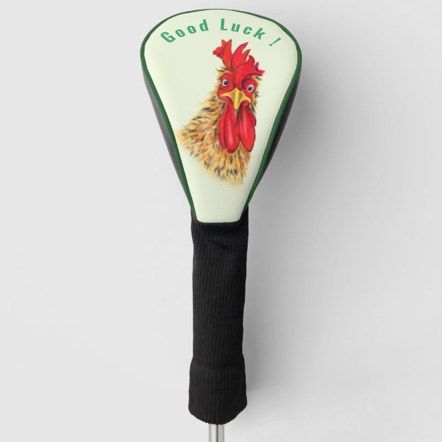 Funny Rooster Golf Head Cover mit benutzerdefinier Headcover (Vorderseite)