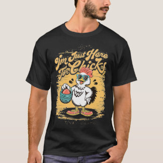 Funny Rooster Ostereier Jäger Cooler Hühnerliebhab T-Shirt