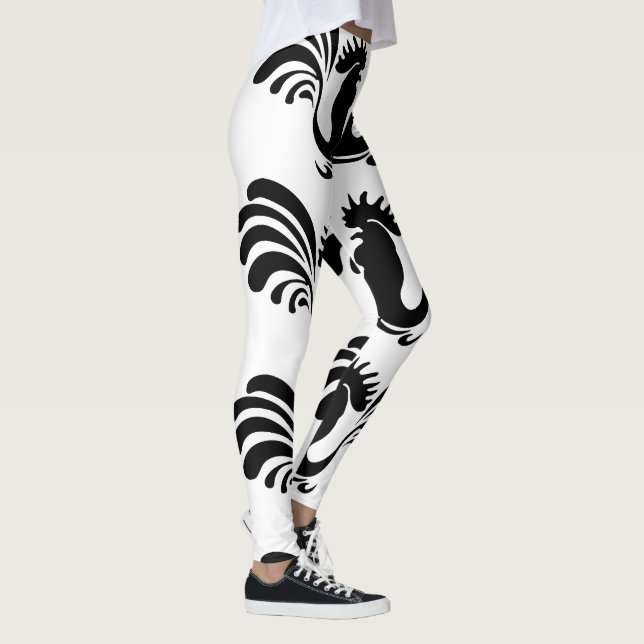 Funny Rooster Year 2017 Leggings (Rechts)