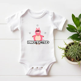 Funny rosa Schwein Baby Strampler