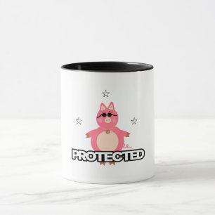 Funny rosa Schwein Tasse
