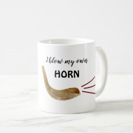 Funny Rosh Hashanah Shofar Trumpet Zitat Kaffeetasse