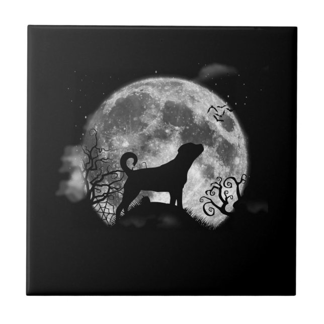 Funny Rottweiler Halloween Kostüm Funny Dog Lover Fliese (Vorderseite)