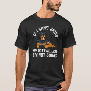 Funny Rottweiler Lover Mama Vater Niedlich Dog Rot T-Shirt