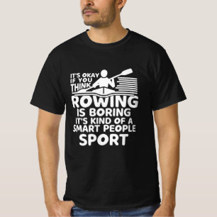 Funny Rowing Crew Zitat, Coole Crew Coxswain Ruder T-Shirt