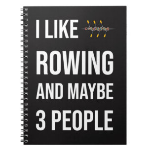Funny Rowing Geschenke für ihre Crew Notizblock