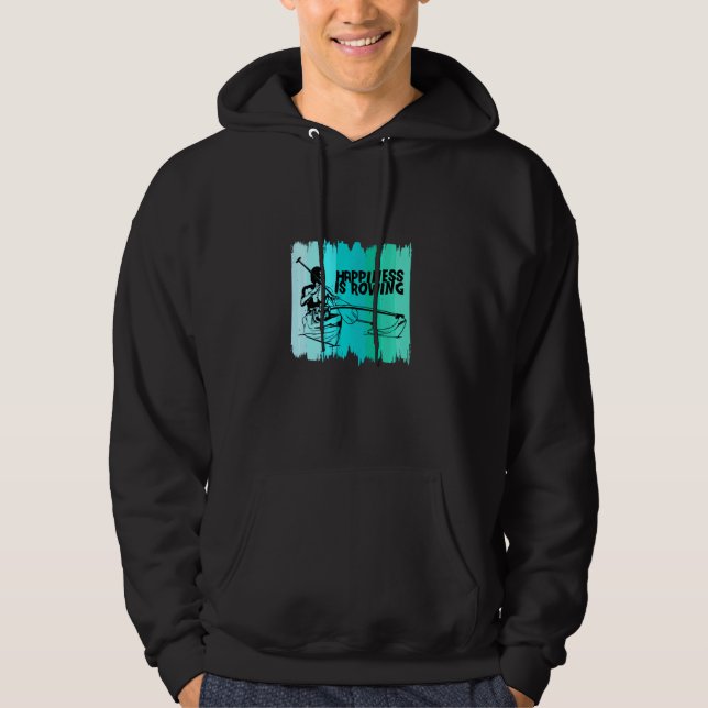 Funny Rowing Graphic Hoodie (Vorderseite)