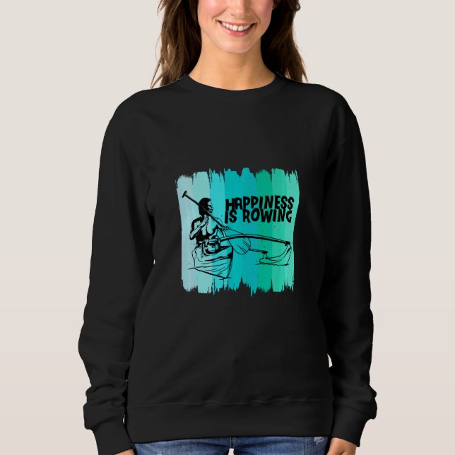 Funny Rowing Graphic Sweatshirt (Vorderseite)