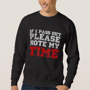 Funny Rowing wenn ich verreite Bitte beachten Sie Sweatshirt