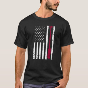 Funny Rowing Women US Flag Coxswai T-Shirt