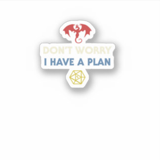 Funny Rpg Dunges Board Game D20 Dice Fumble Retr Aufkleber