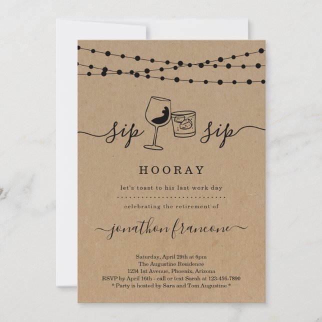 Funny Rtirement Party Einladung (Vorderseite)