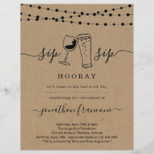 Funny Rtirement Party Einladung