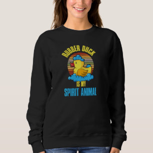Funny Rubber Duck ist mein Geist Tier Pullover