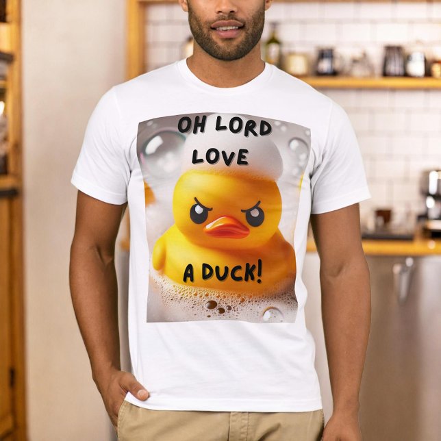 Funny Rubber Duck Lord Liebe A Duck Quote T-Shirt (Von Creator hochgeladen)