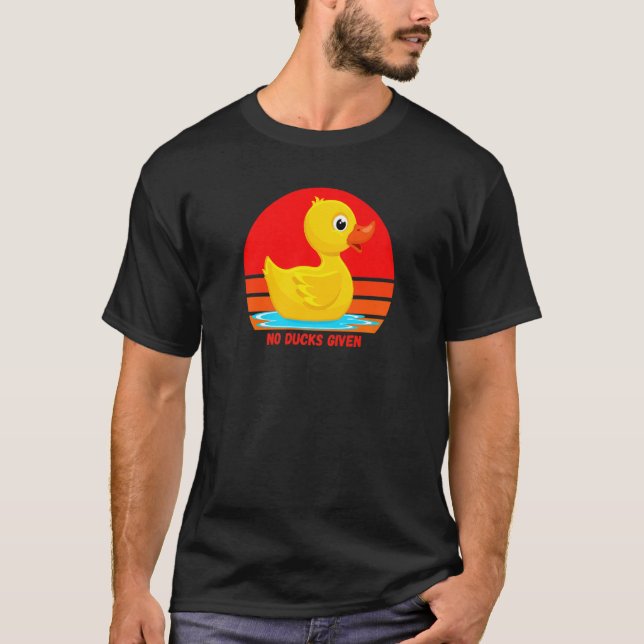 Funny Rubber Duckie, keine Enten gegeben, Gummient T-Shirt (Vorderseite)