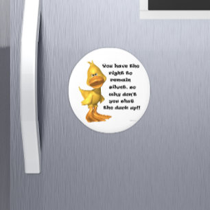 Funny Rude Cartoon Duck Kühlschrankmagnet Magnet