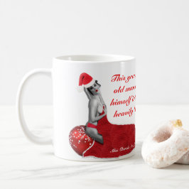 Funny Rude Risqué Humour Pinup Weihnachts-Tasse Tasse