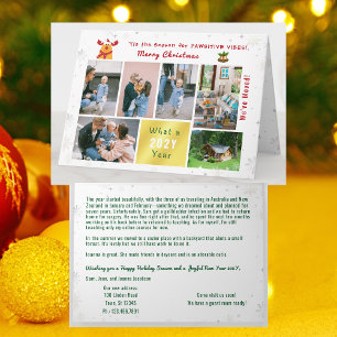 Funny Rudolph 7 Fotos Collage Wir haben Niedlich v Feiertagskarte