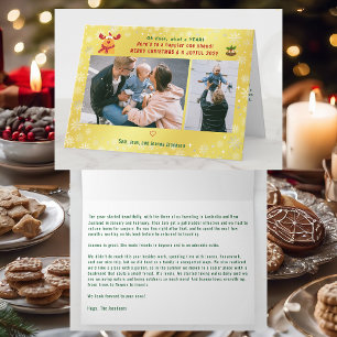 Funny Rudolph Oh Deer Merry Xmas 2 Fotos Golden Karte