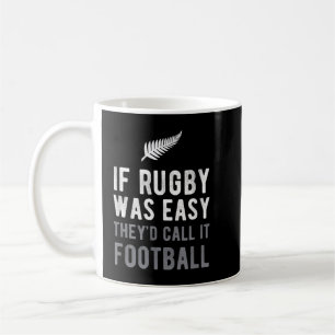 Funny Rugby Silver Fern Football Neuseeland NZ Sp Kaffeetasse