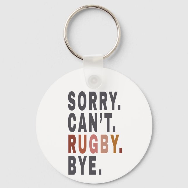 Funny Rugby Weekender , für Rugby Mama, Geschenk I Schlüsselanhänger (Vorderseite)