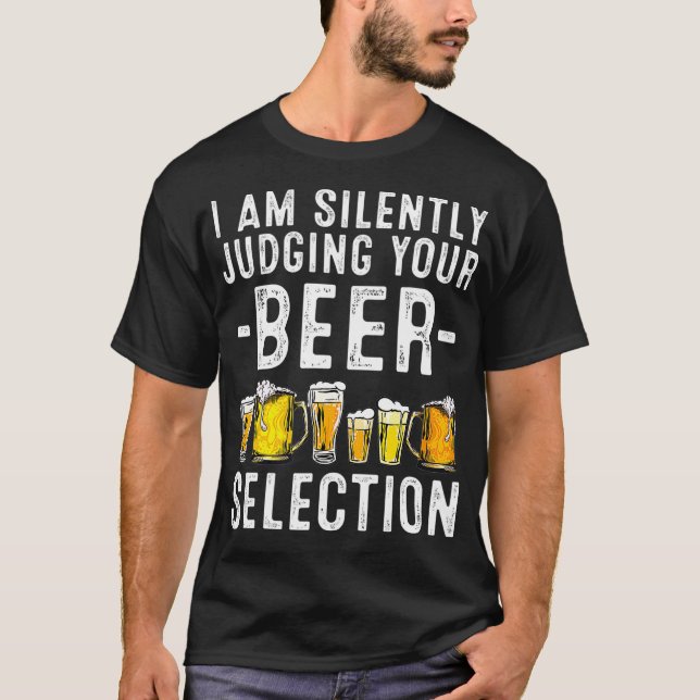 Funny ruhig beurteilen Ihre Biergeschenke Coole Ku T-Shirt (Vorderseite)