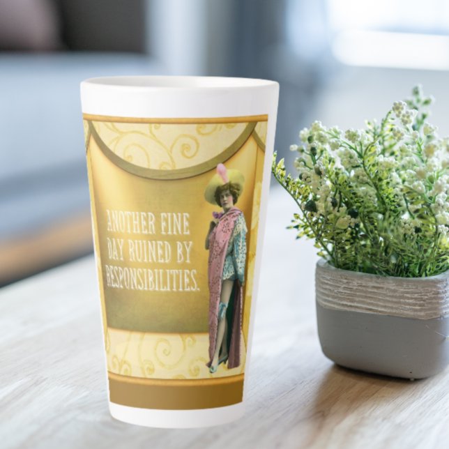 Funny ruiniert durch Verantwortung Milchtasse (Von Creator hochgeladen)