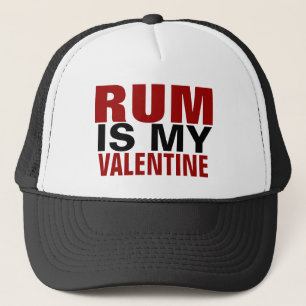 Funny Rum ist mein Valentine Valentinstag Truckerkappe