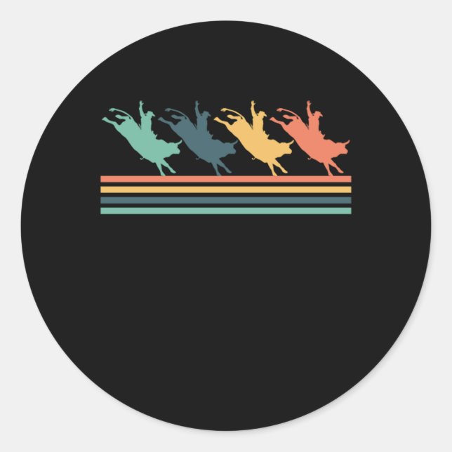 Funny Runder Aufkleber (Vorderseite)