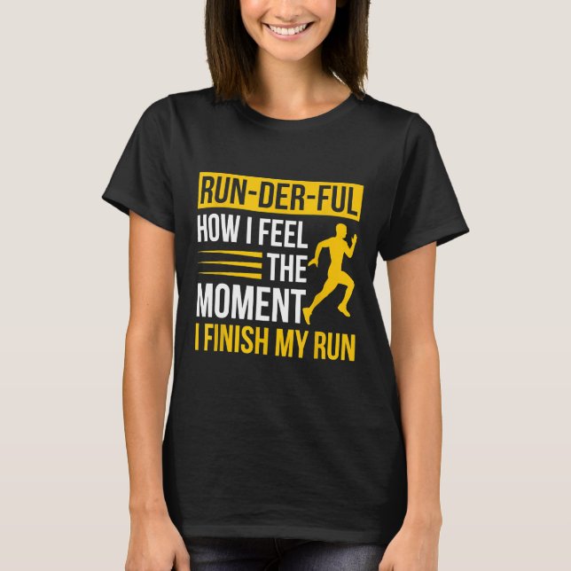 Funny Runner Quote Geschenk Idee Runderful xwhFc T-Shirt (Vorderseite)