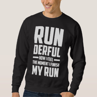 Funny Runner Zitat Geschenk Idee Runderful 8FJjj Sweatshirt