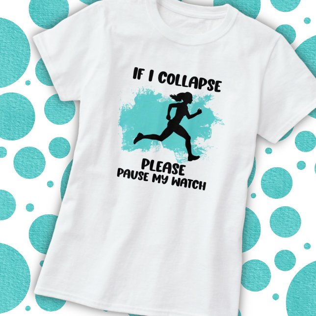 Funny Runner's Life Zitat T-Shirt (Von Creator hochgeladen)