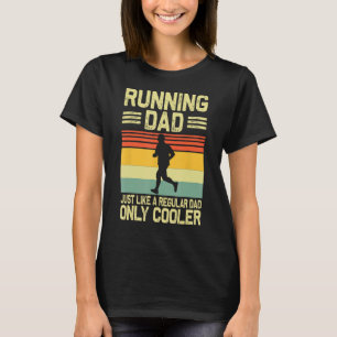 Funny Running for Men Vater Marathon Runner Coach T-Shirt