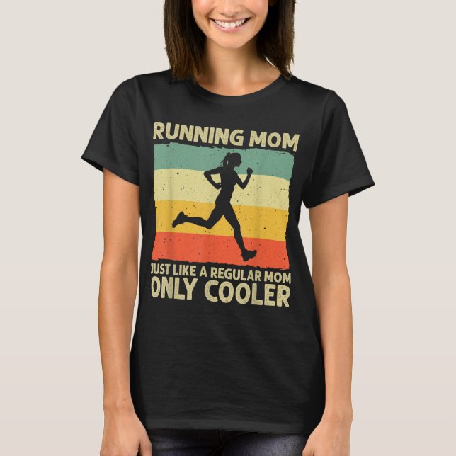 Funny Running for Women Mama Marathonläuferin Coac T-Shirt (Vorderseite)