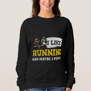 Funny Running Geschenk Halbmarathon Ultra Runner R Sweatshirt